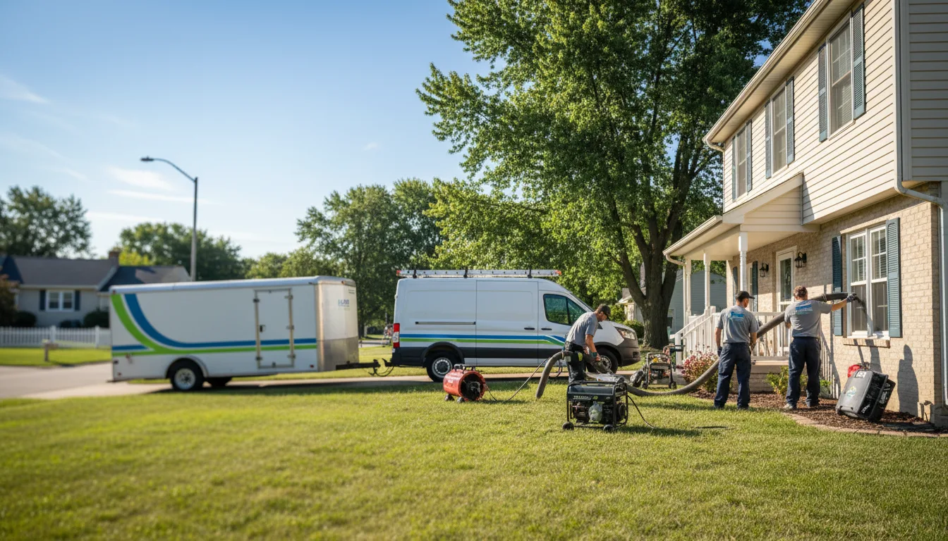 Flooded Basement Restoration And Cleanup With Repair in Pickerington, OH near me